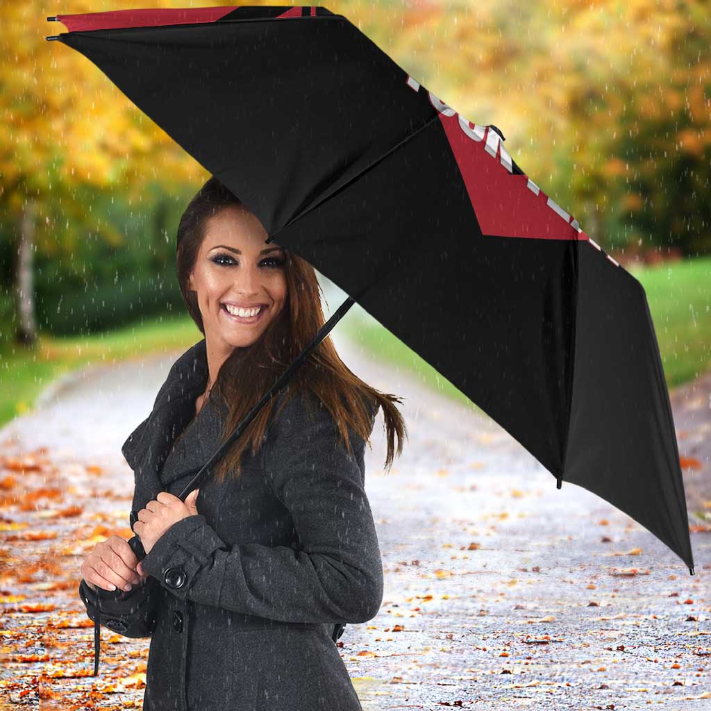 Hekari Papua New Guinea Football Custom Umbrella Go PNG Red Army