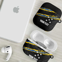 Kings Solomon Islands Football Custom AirPods Case Come On Solomons Polynesian Grunge Style