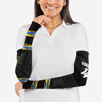 Kings Solomon Islands Football Custom Arm Sleeves Come On Solomons Polynesian Grunge Style