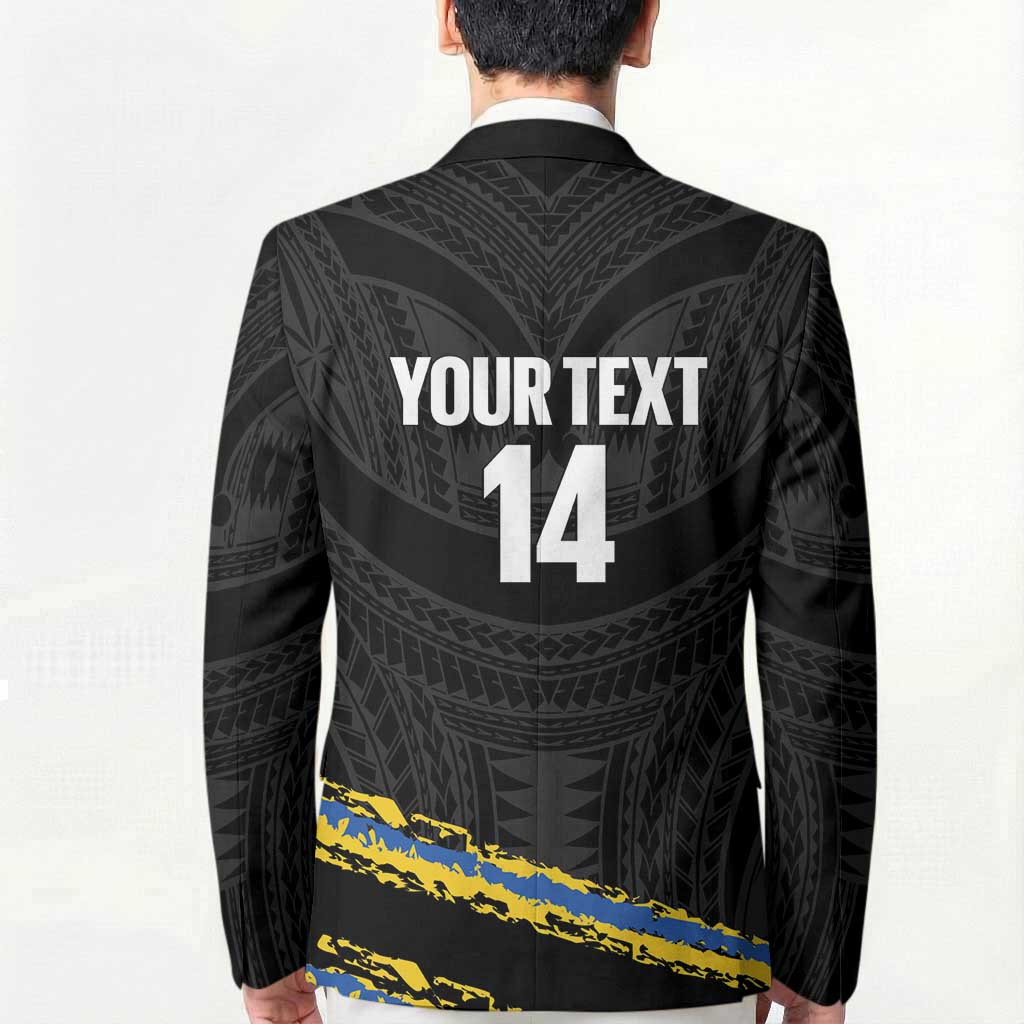 Kings Solomon Islands Football Custom Blazer Come On Solomons Polynesian Grunge Style