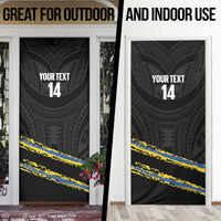 Kings Solomon Islands Football Custom Door Cover Come On Solomons Polynesian Grunge Style