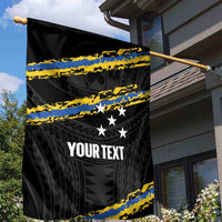 Kings Solomon Islands Football Custom Garden Flag Come On Solomons Polynesian Grunge Style