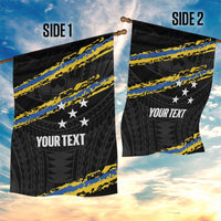 Kings Solomon Islands Football Custom Garden Flag Come On Solomons Polynesian Grunge Style