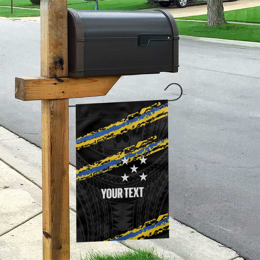 Kings Solomon Islands Football Custom Garden Flag Come On Solomons Polynesian Grunge Style