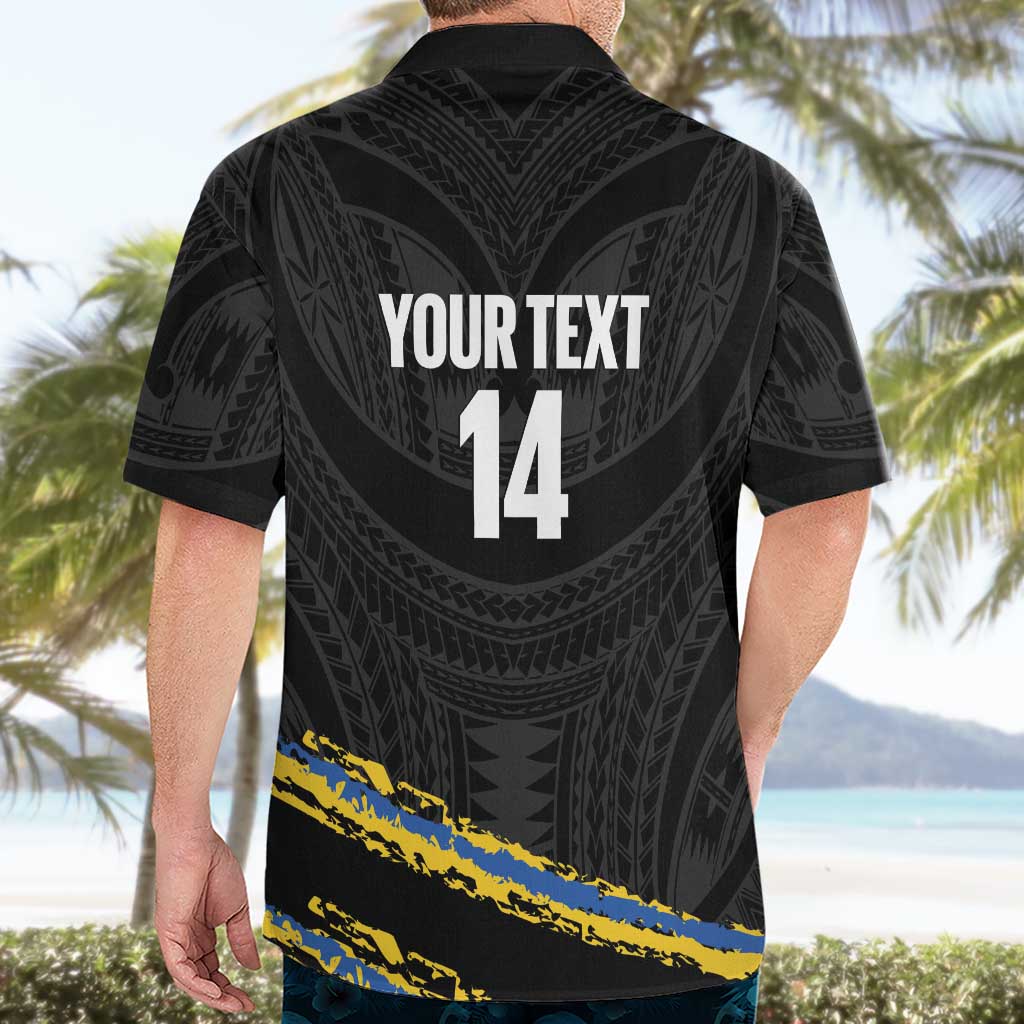 Kings Solomon Islands Football Custom Hawaiian Shirt Come On Solomons Polynesian Grunge Style LT14 - Polynesian Pride