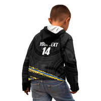 Kings Solomon Islands Football Custom Kid Hoodie Come On Solomons Polynesian Grunge Style