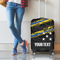 Kings Solomon Islands Football Custom Luggage Cover Come On Solomons Polynesian Grunge Style