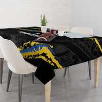 Kings Solomon Islands Football Custom Tablecloth Come On Solomons Polynesian Grunge Style