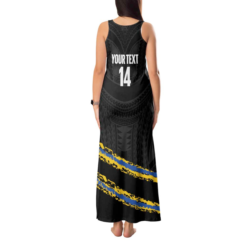 Kings Solomon Islands Football Custom Tank Maxi Dress Come On Solomons Polynesian Grunge Style