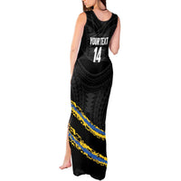 Kings Solomon Islands Football Custom Tank Maxi Dress Come On Solomons Polynesian Grunge Style