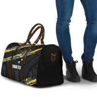 Kings Solomon Islands Football Custom Travel Bag Come On Solomons Polynesian Grunge Style LT14 - Polynesian Pride