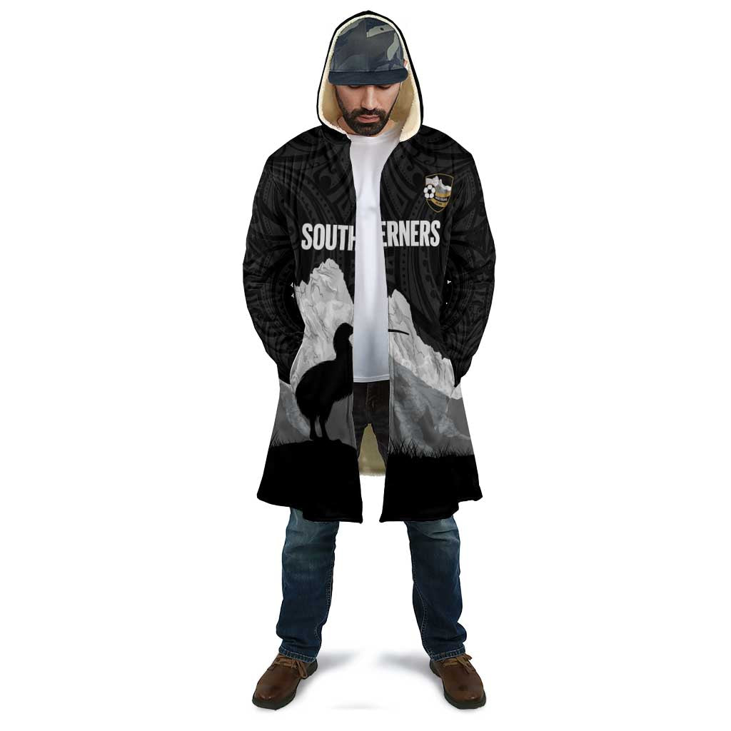 New Zealand South Island Football Custom Cloak Aoraki Mount Cook With Kiwi Maori Pattern