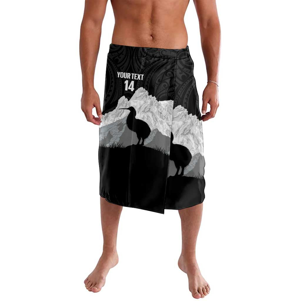 New Zealand South Island Football Custom Lavalava Aoraki Mount Cook With Kiwi Maori Pattern