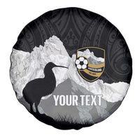 New Zealand South Island Football Custom Spare Tire Cover Aoraki Mount Cook With Kiwi Maori Pattern