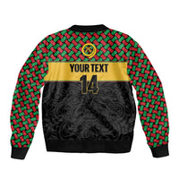 Vanuatu Football Custom Bomber Jacket Go Chiefs Basket-weave Pattern LT14 - Polynesian Pride