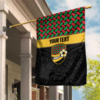 Vanuatu Football Custom Garden Flag Go Chiefs Basket-weave Pattern