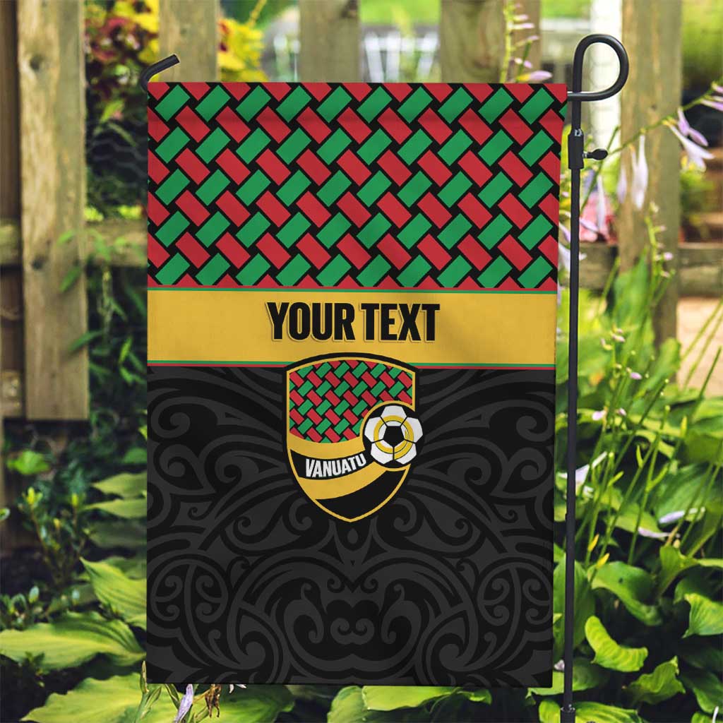 Vanuatu Football Custom Garden Flag Go Chiefs Basket-weave Pattern