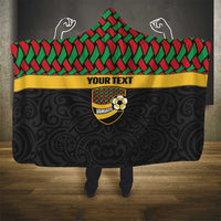 Vanuatu Football Custom Hooded Blanket Go Chiefs Basket-weave Pattern
