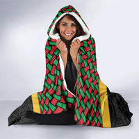 Vanuatu Football Custom Hooded Blanket Go Chiefs Basket-weave Pattern