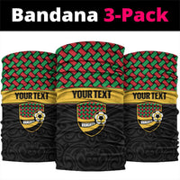 Vanuatu Football Custom Neck Gaiter Go Chiefs Basket-weave Pattern