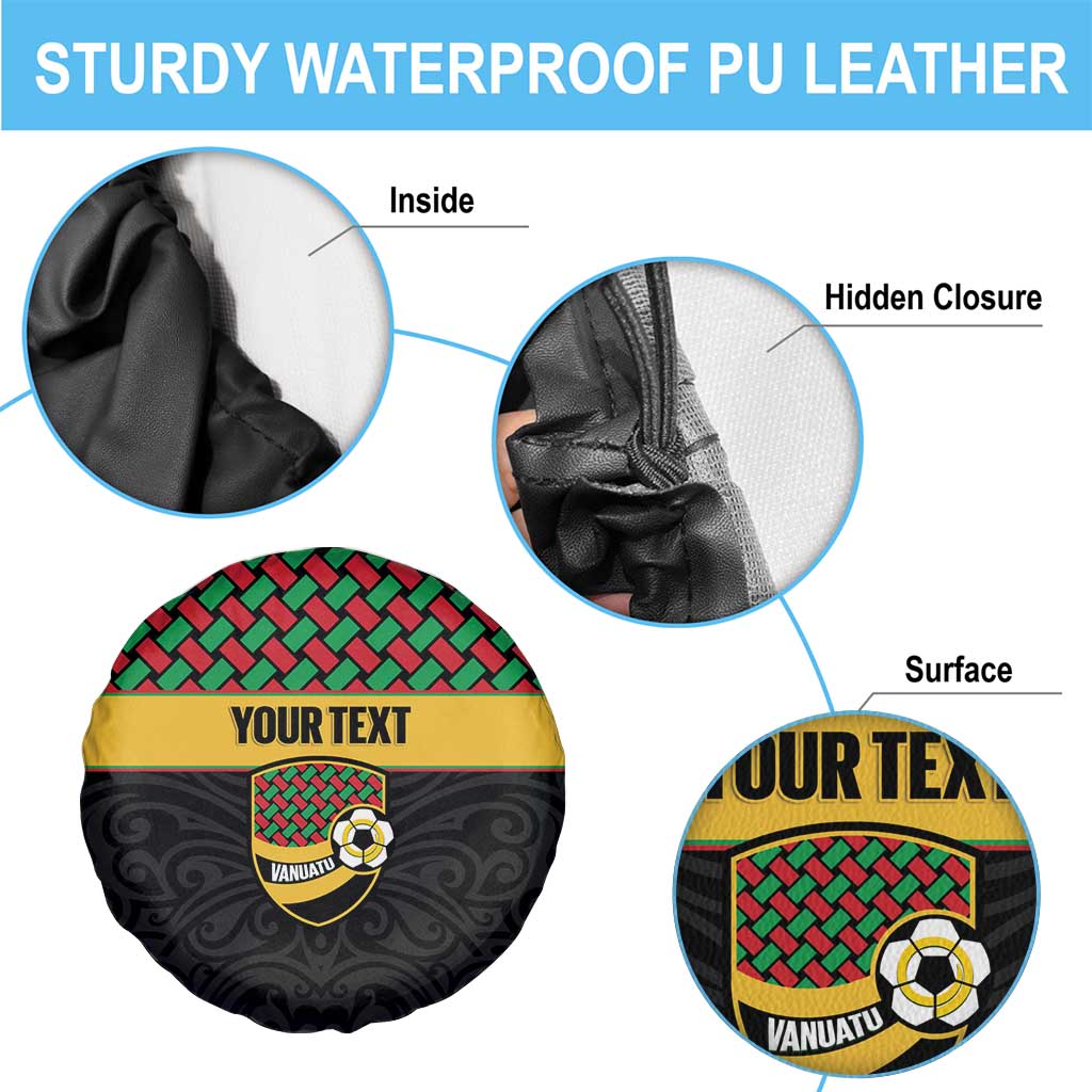 Vanuatu Football Custom Spare Tire Cover Go Chiefs Basket-weave Pattern