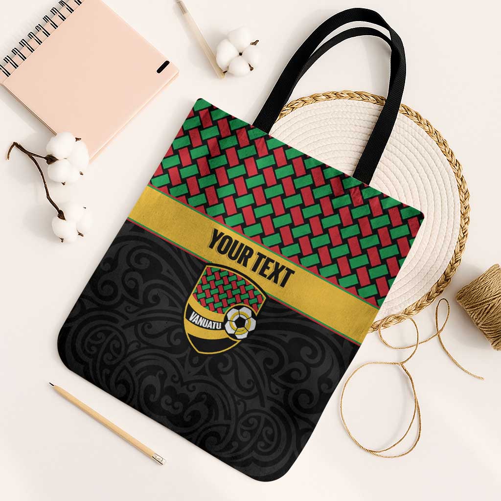 Vanuatu Football Custom Tote Bag Go Chiefs Basket-weave Pattern