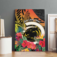 Vanuatu Boar Tusk Yumi Yumi Yumi Canvas Wall Art Independens Dei Long God Yumi Stanap