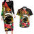 Vanuatu Boar Tusk Yumi Yumi Yumi Couples Matching Long Sleeve Bodycon Dress and Hawaiian Shirt Independens Dei Long God Yumi Stanap