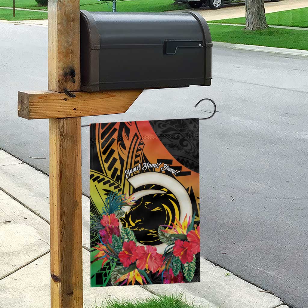 Vanuatu Boar Tusk Yumi Yumi Yumi Garden Flag Independens Dei Long God Yumi Stanap