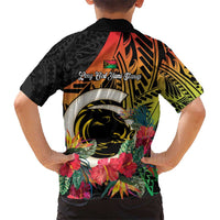 Vanuatu Boar Tusk Yumi Yumi Yumi Kid Hawaiian Shirt Independens Dei Long God Yumi Stanap