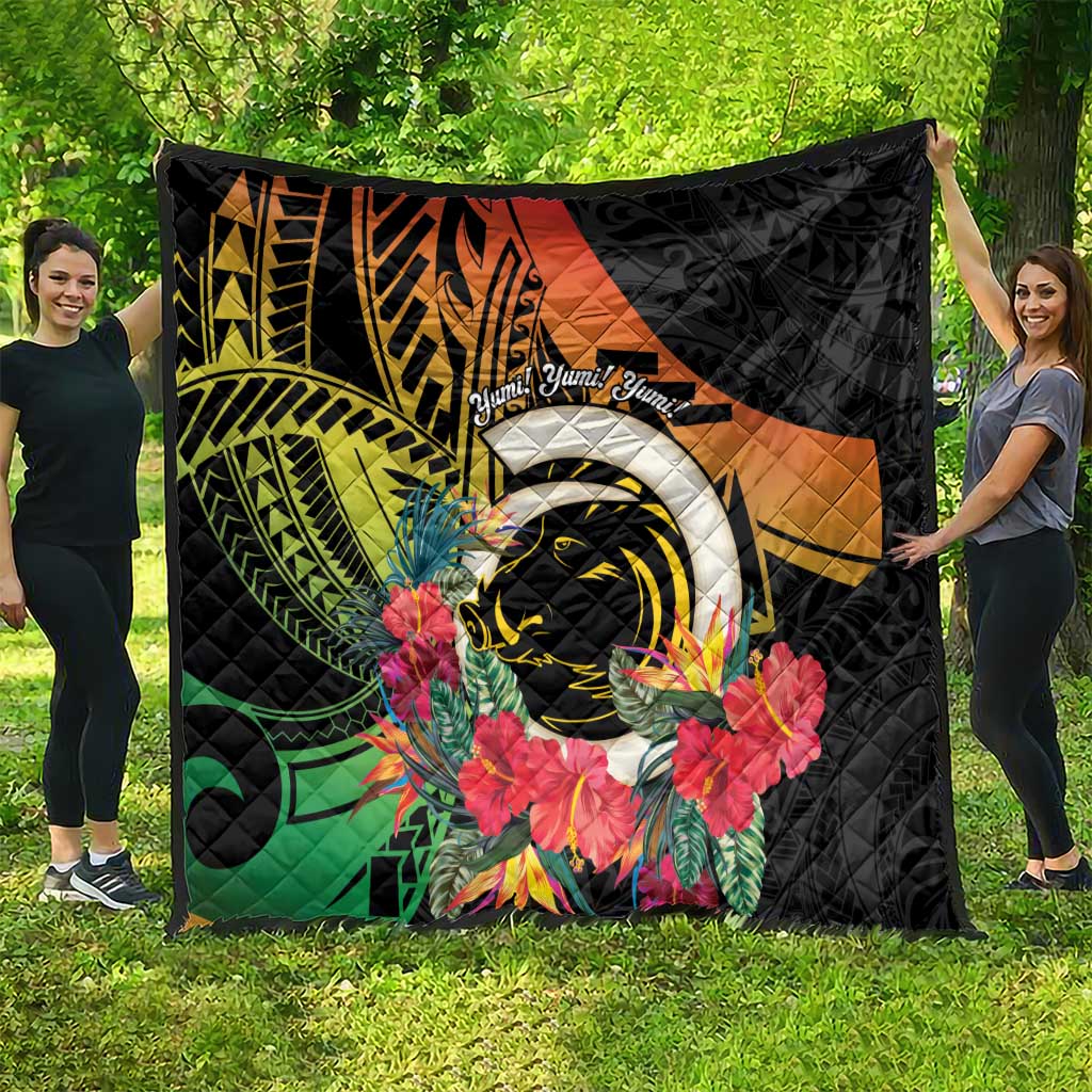 Vanuatu Boar Tusk Yumi Yumi Yumi Quilt Independens Dei Long God Yumi Stanap