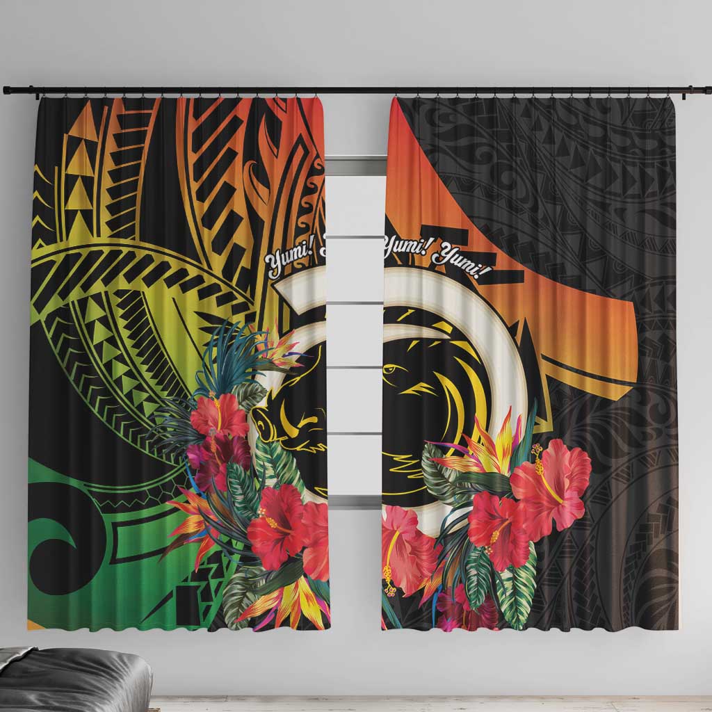 Vanuatu Boar Tusk Yumi Yumi Yumi Window Curtain Independens Dei Long God Yumi Stanap