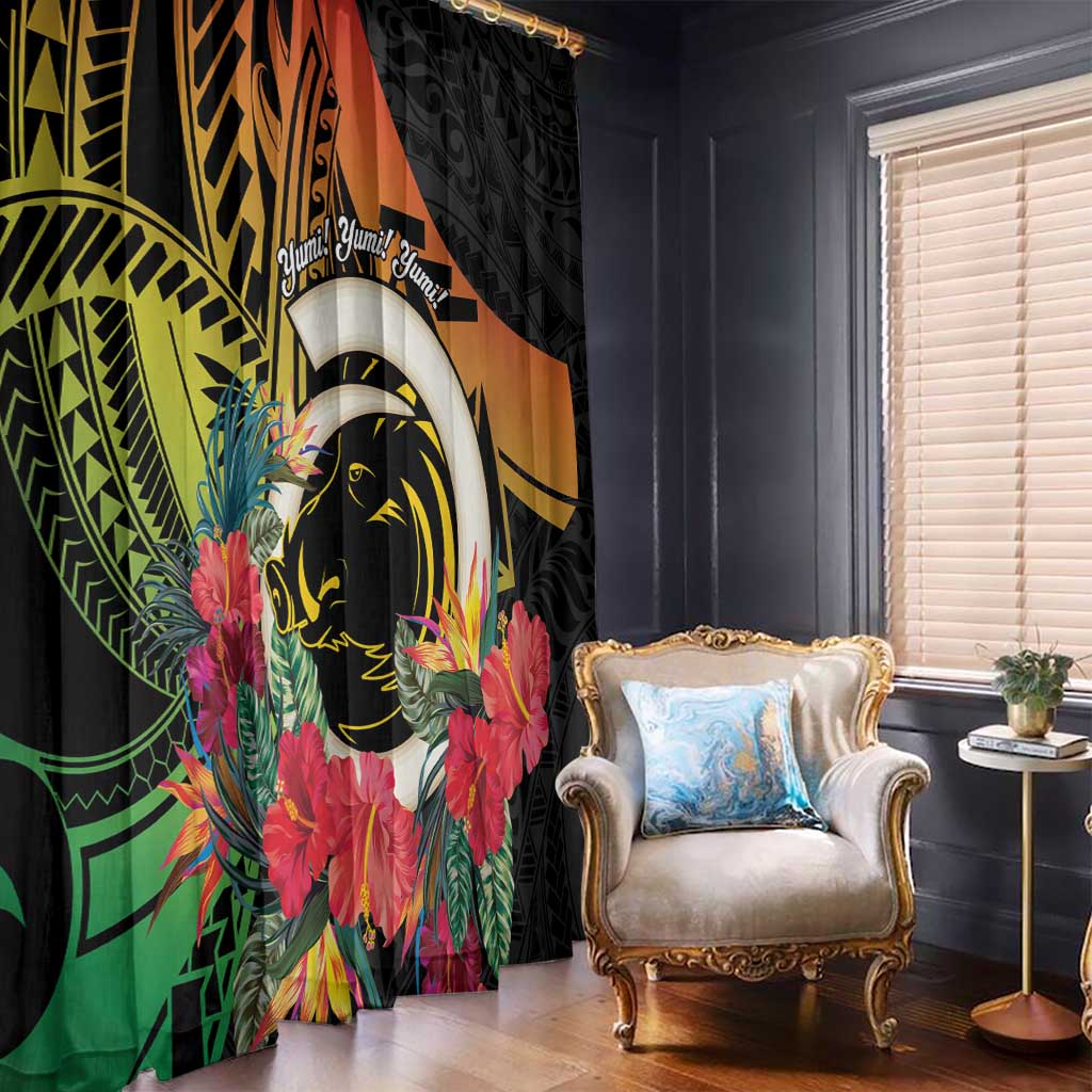 Vanuatu Boar Tusk Yumi Yumi Yumi Window Curtain Independens Dei Long God Yumi Stanap