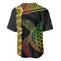 Vanuatu Sand Drawing Turtle Baseball Jersey Happy Independence Day