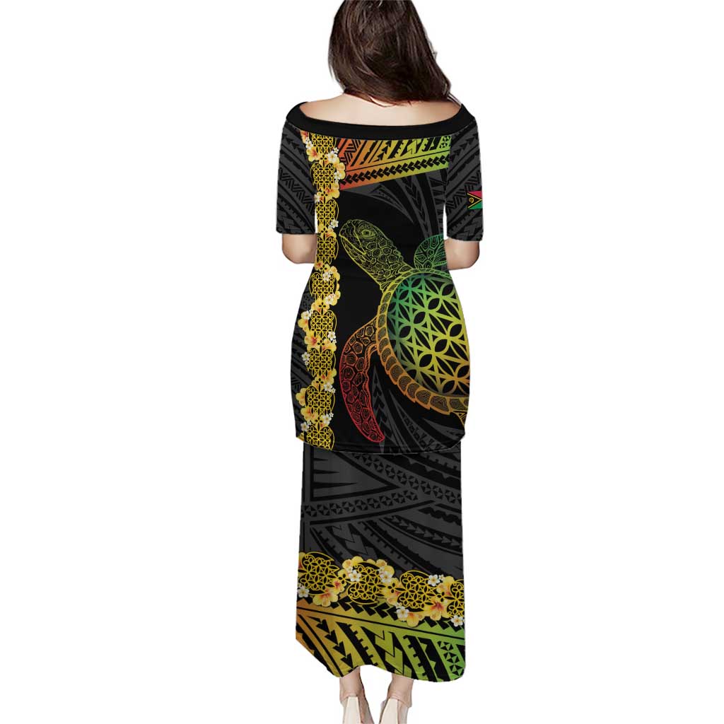 Vanuatu Sand Drawing Turtle Puletasi Happy Independence Day