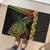 Vanuatu Sand Drawing Turtle Rubber Doormat Happy Independence Day