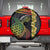 Vanuatu Sand Drawing Turtle Spare Tire Cover Happy Independence Day