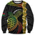 Vanuatu Sand Drawing Turtle Sweatshirt Happy Independence Day