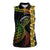 Vanuatu Sand Drawing Turtle Women Sleeveless Polo Shirt Happy Independence Day