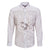 White Polynesia Family Matching Off Shoulder Short Dress and Hawaiian Shirt Tribal Pattern Tropical Frangipani