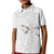 White Polynesia Kid Polo Shirt Tribal Pattern Tropical Frangipani