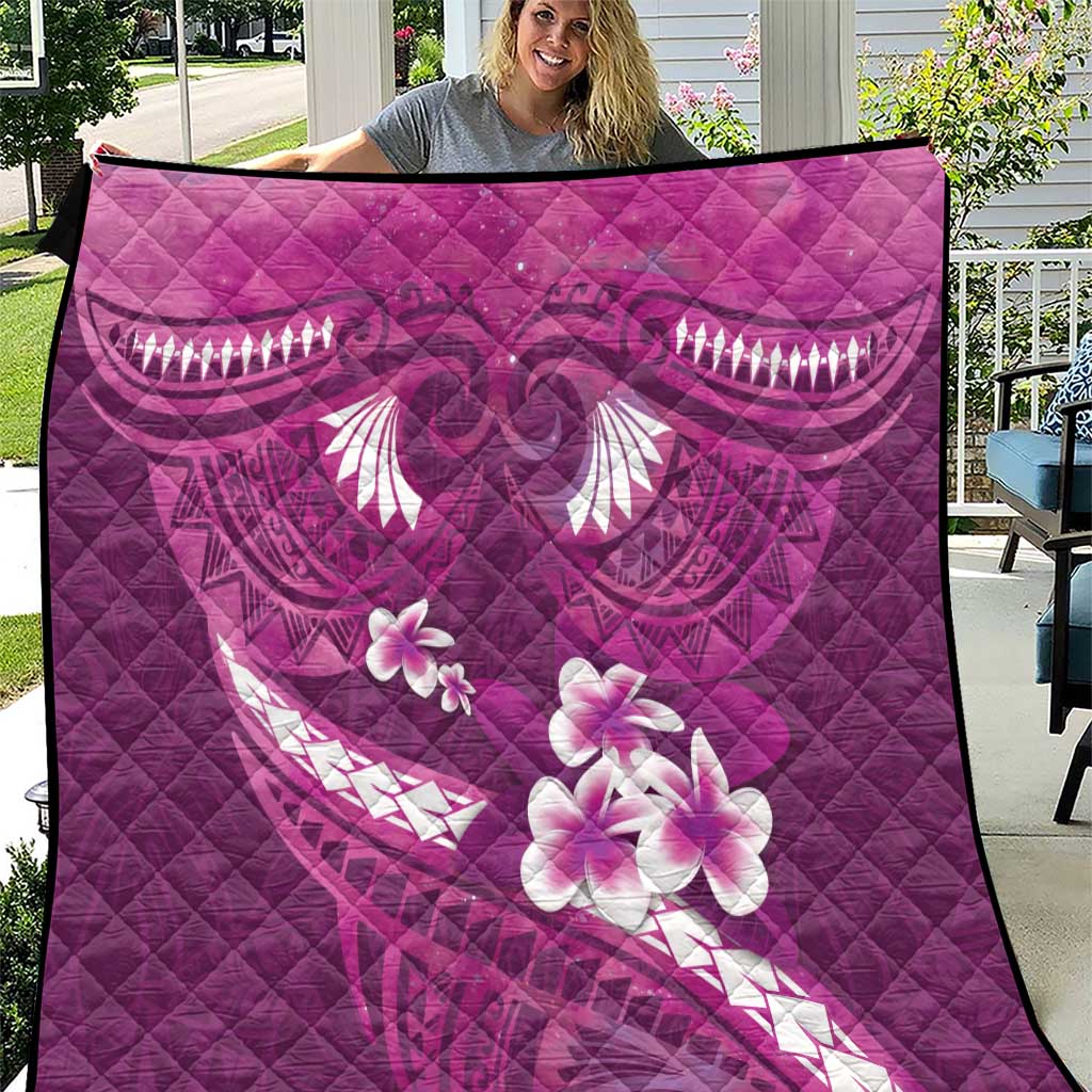 Pink Polynesia Quilt Tribal Pattern Tropical Frangipani LT14 Pink - Polynesian Pride