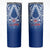 Samoa Rugby Skinny Tumbler Toa Samoa Polynesian Pacific Navy Version