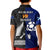 New Zealand and Scotland Rugby Kid Polo Shirt All Black Maori With Thistle Together LT14 - Polynesian Pride