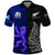 New Zealand and Scotland Rugby Polo Shirt All Black Maori With Thistle Together LT14 Black - Polynesian Pride