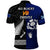 New Zealand and Scotland Rugby Polo Shirt All Black Maori With Thistle Together LT14 - Polynesian Pride