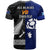 New Zealand and Scotland Rugby T Shirt All Black Maori With Thistle Together LT14 - Polynesian Pride