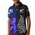 Personalised New Zealand and Scotland Rugby Kid Polo Shirt All Black Maori With Thistle Together LT14 Kid Black - Polynesian Pride