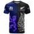 Personalised New Zealand and Scotland Rugby T Shirt All Black Maori With Thistle Together LT14 Black - Polynesian Pride