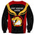 Papua New Guinea Rugby Sweatshirt Port Moresby Vipers PNG Polynesian Pattern LT14 - Polynesian Pride
